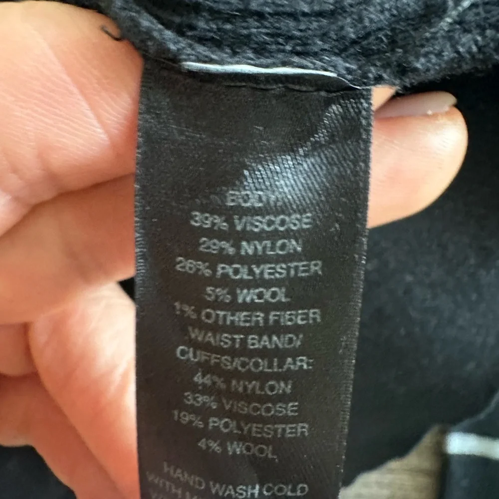 White House Black Market Black and Cream Striped Sweater - Picture 7 of 7